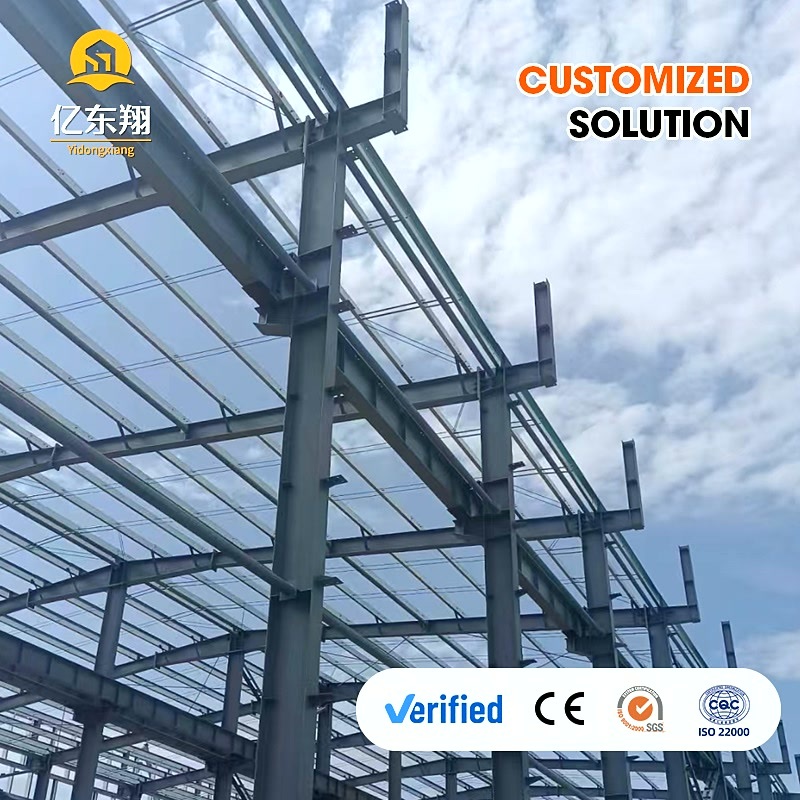 Earthquake-resistant Fireproof Steel Frame Building with High Load Bearing Capacity for Corporate Offices