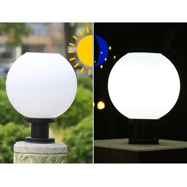 На открытом воздухе водоустойчивые солнечные приведенные в действие света СИД столба улицы загородки тропы бунгало сада лужайки таунхауса