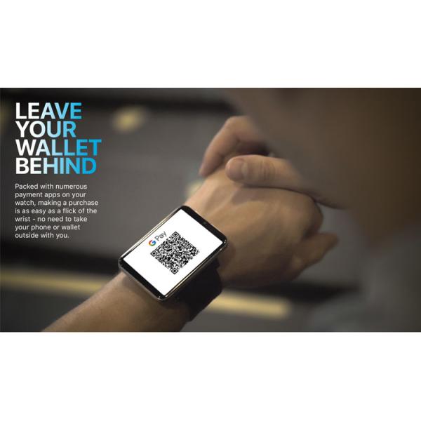 DM100 Latest IP68 Waterproof 4G LTE Dual SIM Smart Watch WiFi Thermometer Compass Camera Mobile Phone Touch Screen for Android