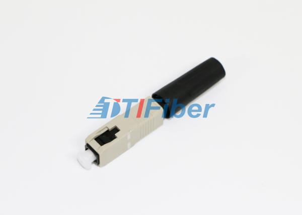 SC 50um / 62.5um FTTH Network Fiber Fast Connector High Return Loss