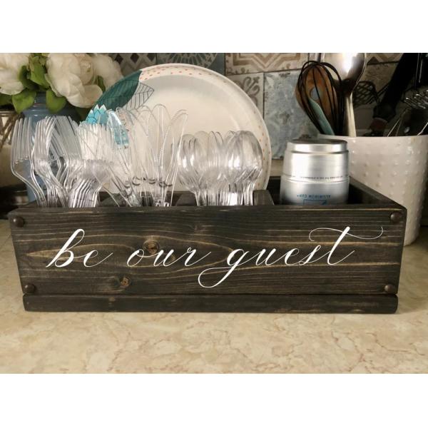 Make Hosting a Breeze Solo Cup Wood Holder for Kitchen Counter and Party Hosting
