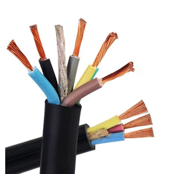 Customization Waterproof Rubber Flexible Cable H07RN-F For Industrial Power Supply