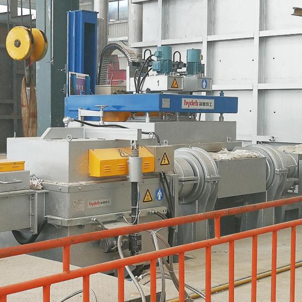 In Line Rotary Degassing Equipment Aluminium Purification Box Type