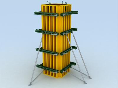 Adjustable square or rectangle Concrete Column Formwork with variational dimension