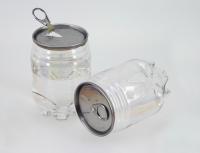 as latas de bebida plásticas do suco do produto comestível de 250 ml, refresco aberto fácil da tampa podem