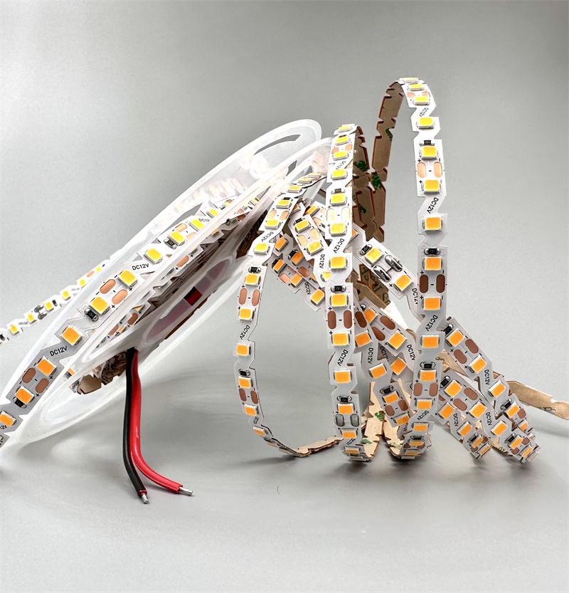 2700k Zigzag Led Strip Warm White 120led/M Gold Color High Brightness CE ROHS