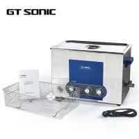 máquina mais limpa ultrassônica ajustada do grande tanque do controle de 500W 27L poder mecânico com calefator do temporizador