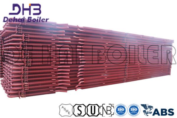 Square H Rectangular Fin Tube Boiler Spare Parts For Biomass Boiler / Industrial Boiler