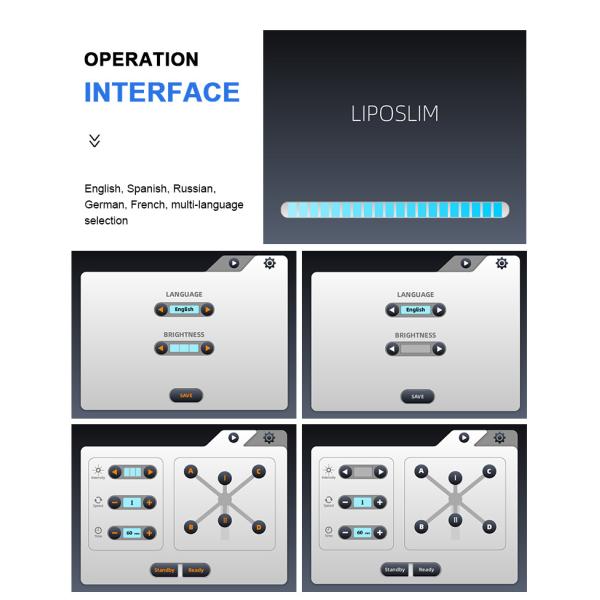Dispositivo de escultura corporal no invasivo sin dolor Equipo de belleza láser de 635nm