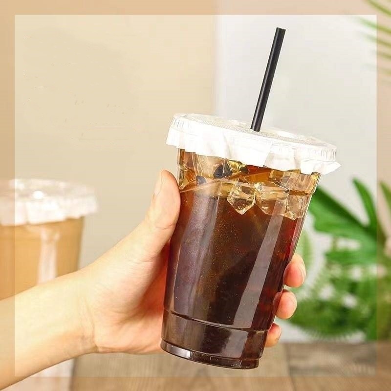 Simple Style Eco-Friendly Custom Printed Clear Plastic Coffee Cup for Initial Payment