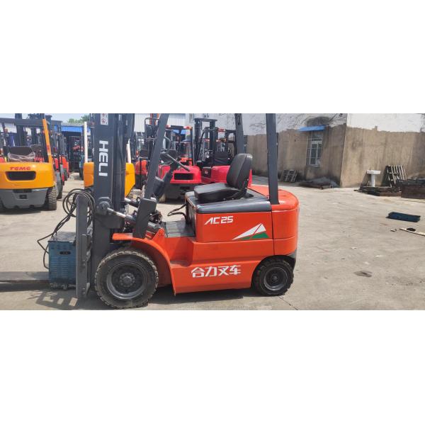 Fork Width 4.5 TCM Heli AC25 Forklift Original Top Performance Used Diesel Forklift