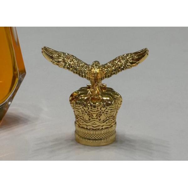 Metal Eagle Shaped Zamak Perfume Caps Zinc Alloy Glass Perfume Bottle Cap