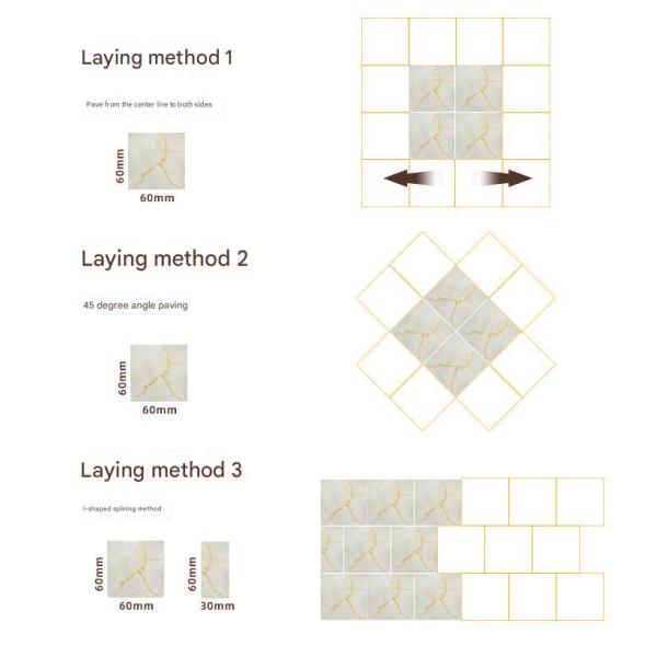 Waterproof PVC Floor Sticker Moisture-Proof And Thick Wear-Resistant For Office Building