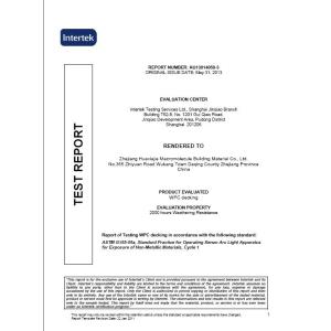 Zhejiang Huaxiajie Macromolecule Building Material Co., Ltd. Certificações