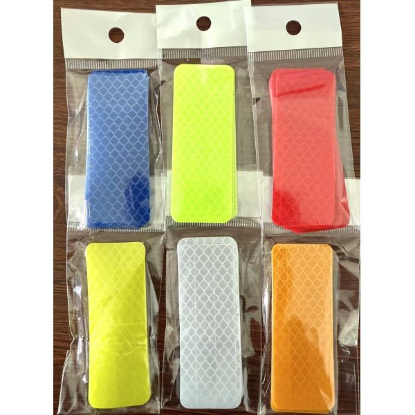 Custom Single Sided PET Anti-Collision Safety Warning Films Waterproof Electric Pressure Sensitive Acrylic Adhesive