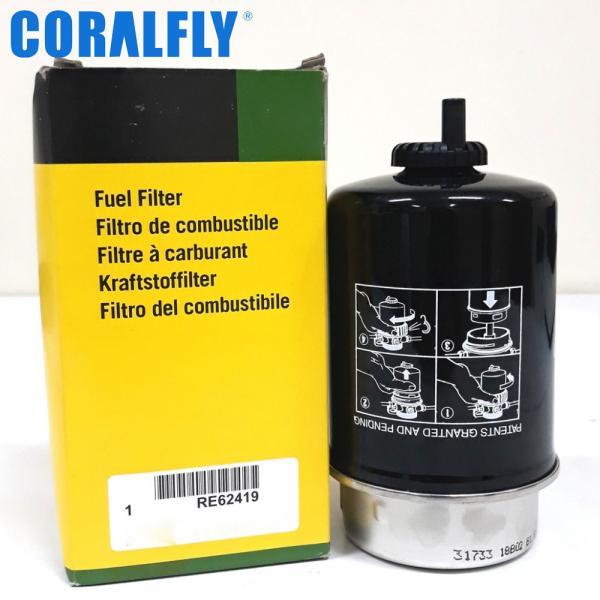 Cartridge Style RE62419 Fuel Filter 4 Micron CORALFLY Fuel Water Separator