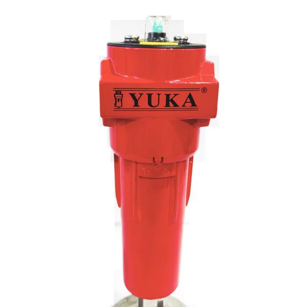 Professional Aluminum Compressed Air Filter Precision Grade 99.999% Particle Filtration Efficiency