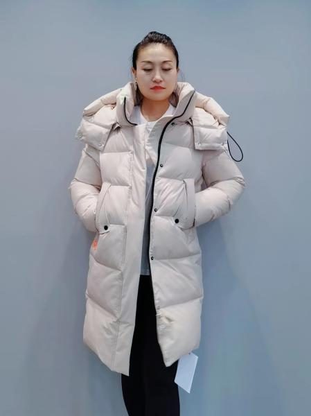 FODARLLOY F23533 Ladies Warm Hooded Cotton-padded Clothes Women Slim Long Winter Jackets Women Coats