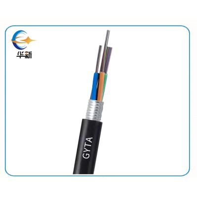 Cable à fibre optique blindé à l'extérieur à tube lâche enfilé GYTA