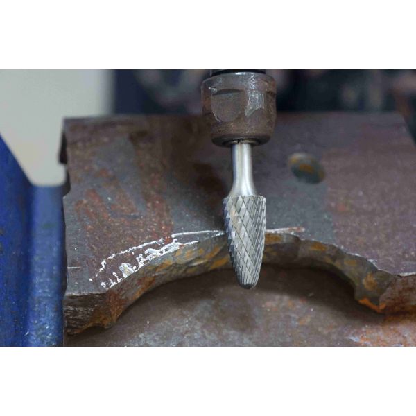 YG8 Grade Tungsten Carbide Burrs Ball Nosed Tree Shape SF-5M For Precision Metalworking