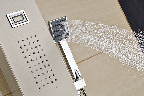 Bathroom Wash ROVATE Shower Panel System 5 Years Warranty With ABS Hand Shower