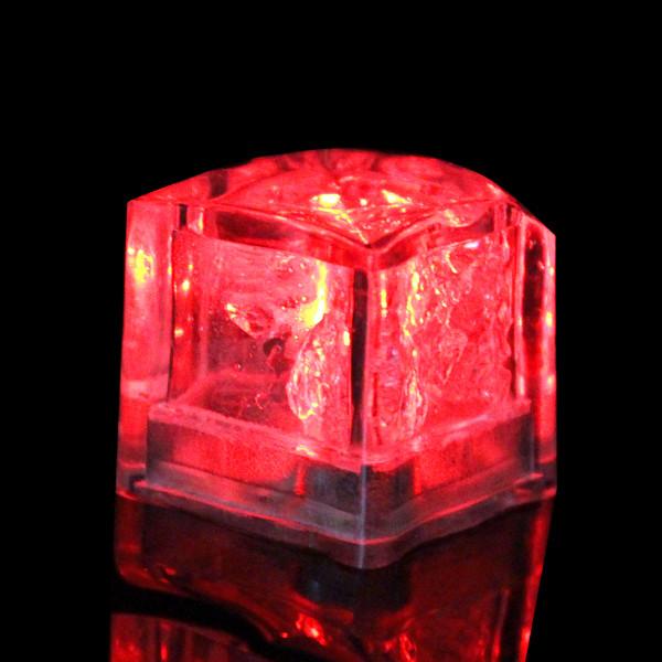 Multi-Color Liquid Activated LED Ice Cube  For KTV, Leisure Bar, Birthday , Wedding Party ,Champagne Tower Decoration