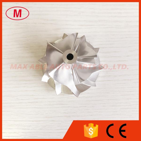 RHF55 48.62/65.00mm 5+5 Blades high performance milling/aluminum 2618/billet turbo compressor wheel