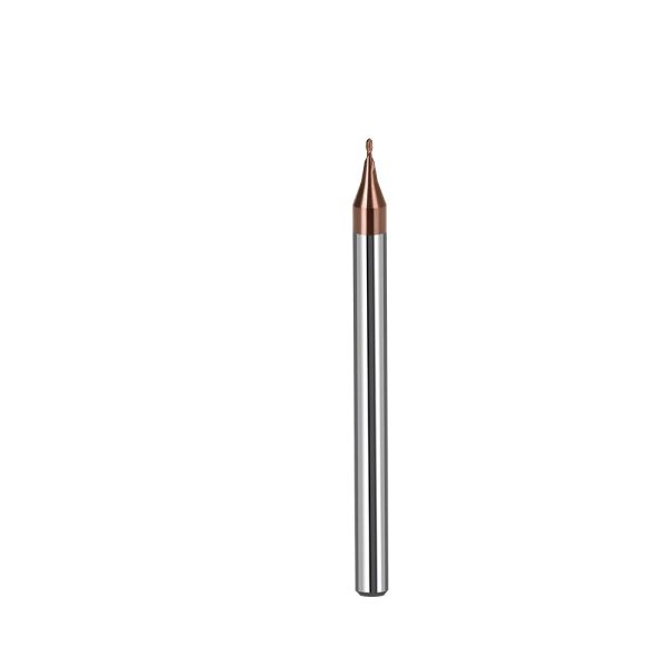 4mm Shank Diameter Micro End Mills with HRC60 Hardness and 30° or 45° Helix Angle for Precision Machining