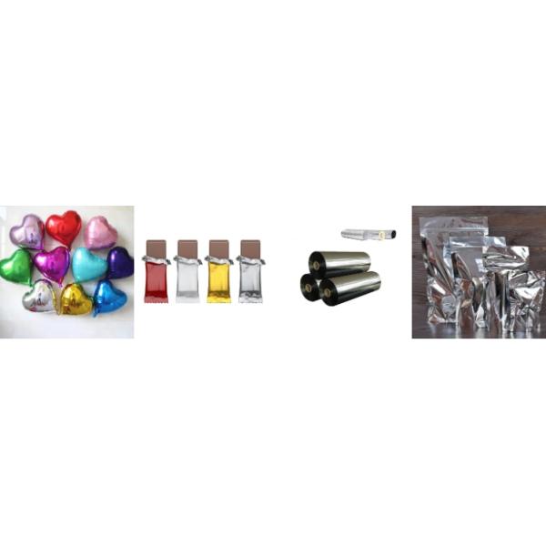 Pet Packaging Film Customized Printed Silver/Gold Colorful Aluminum Metallized Film