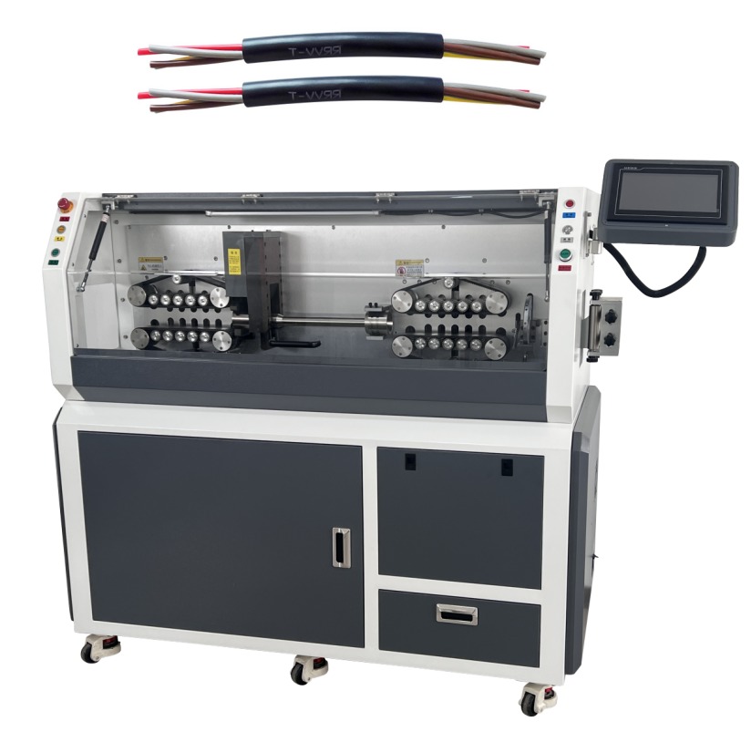 Automatic 300mm2 New Energy Cable Stripping Cutting Machine with High Speed Steel Rotary Blade Large Cable Stripping Machine