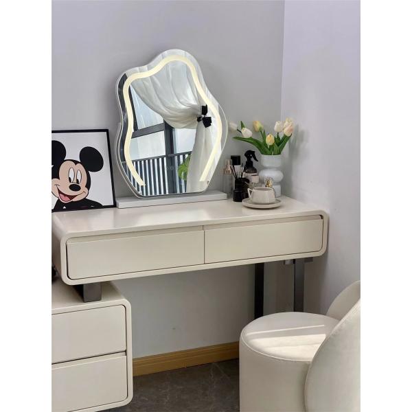Rock Plate Modern Makeup Table Luxury Dressing Table With Drawers Hotel Bedroom