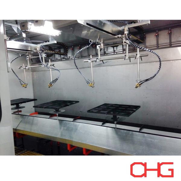 Sistema de cabina de pintura húmeda con tecnología avanzada de filtración de cortina de agua