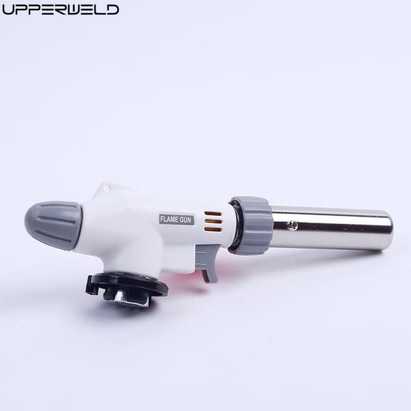 Kitchen Cooking Torch Butane Flame Gun White 1.6kw Gas Blow Torch Mini BBQ Fire Gun