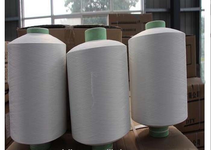 Raw Pattern DTY Polyester Yarn 75D / 72F SIM SD For Knitting Fabric , Semi - Dull Luster