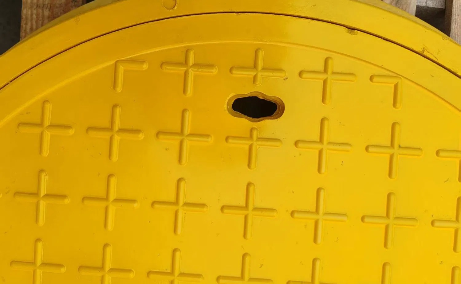 High-Strength SMC Power Manhole Cover with Rubber Seal & ISO9001 Approval (φ960mm,