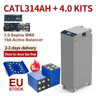 Assembled 18kwh 51.2V 314ah Seplos CATL Grade A LiFePO4 Lithium Battery Cell Seplos V4 residential battery pack