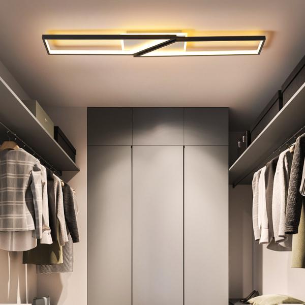 LED Office Ceiling Lamp Rectangular Modern Minimalist Meeting Living Room Strip Spot Lights(WH-MA-222)