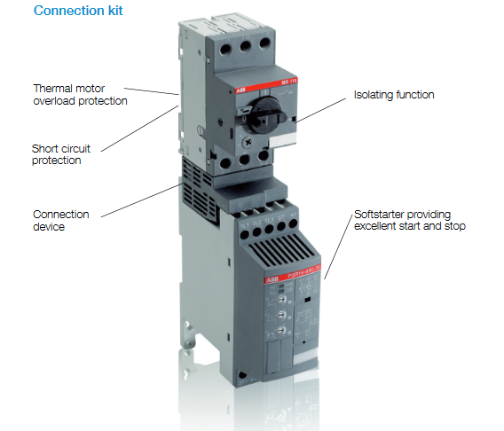 АББ ПСЭ раскрывают Софцтартер ПСЭ85-600-70 1СФА897108Р7000 600ВАК Макс, продукты контроля 80А