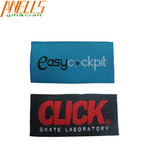 Lihtweight Woven Clothes Label  Ultrasonic Cut Non Toxic Eco Friendly