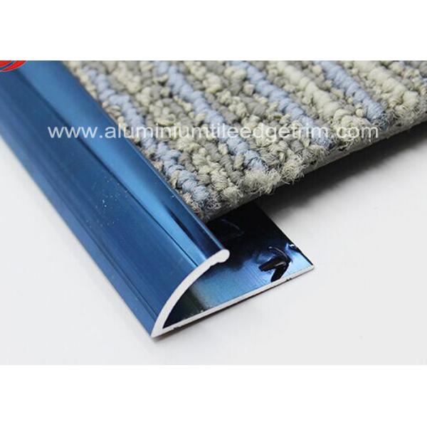 Black Aluminium Metal Carpet Transition Strip / Edging / Threshold Powder Coating