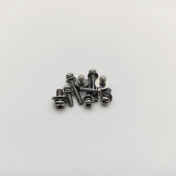 A4-70 SS パンヘッドスクリュー 316 ステンレススプリング + フラットウォッシャー 塩水耐性 オーダーメイド