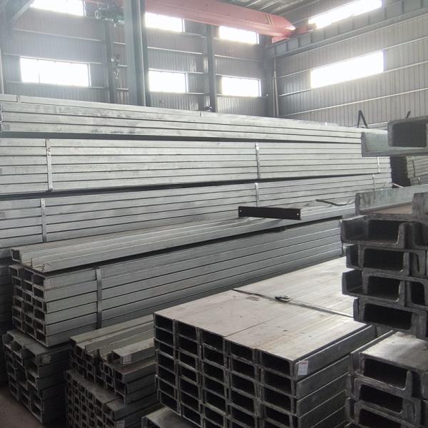 Hot Dipped Galvanized Steel Channel Structural U Beam Steel Rod 16 Gauge