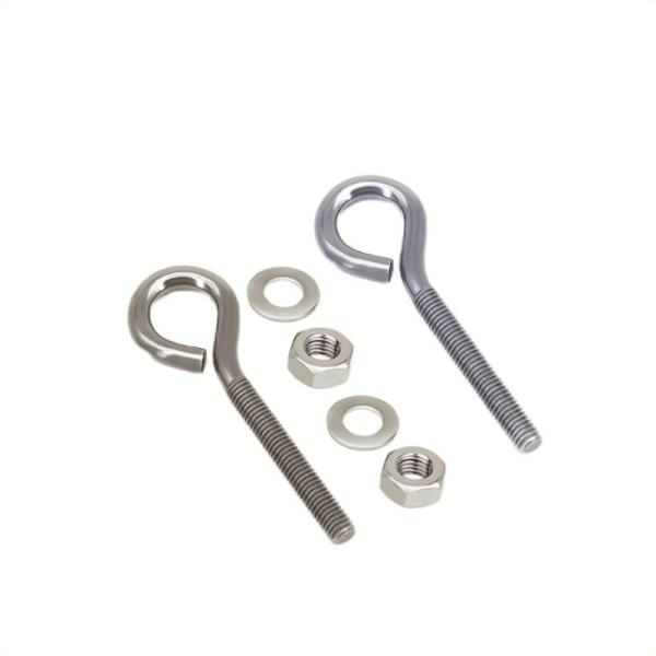Salt Spray Test Binding Head Metal Screw Eye Hook Self Tapping Wood Screws for Customized Hanging