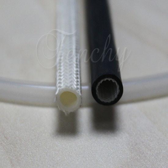 Tubulação 100% pura segura 0.5-100mm OD da borracha de silicone para o fio bonde