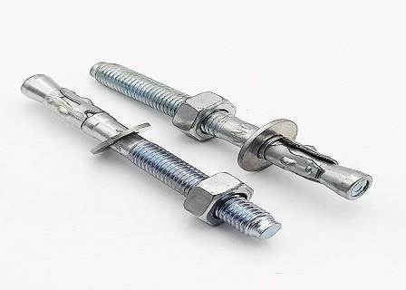 Different Models Of Carbon Steel Wedge Anchor With Silvery Zinc Plated