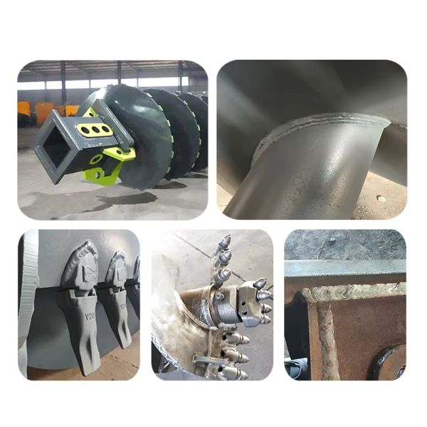 custom Auger Boring Machine 300mm to 1000mm Auger Drill Bits (for Earthmoving Drilling Engineering Machinery Components) High Torque Bearings is suitable for various layers like clay, gravel, and high