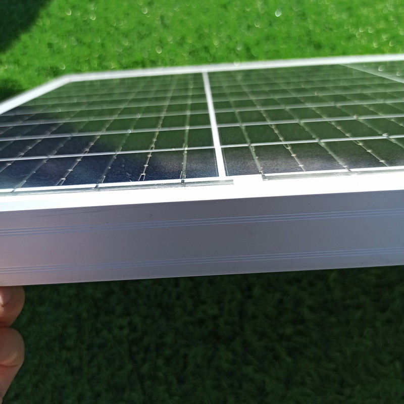 Стекло прокатало рамку алюминиевого сплава панели солнечных батарей 18V 40W PV поликристаллическую