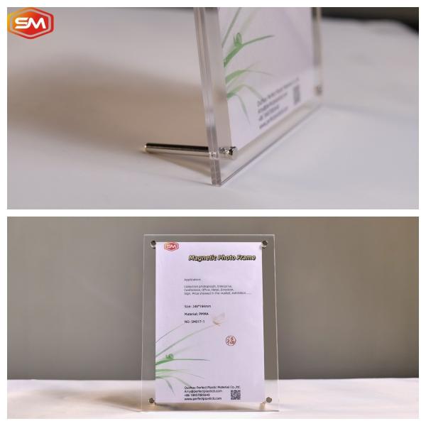 Affichage acrylique cadre photo mural afficheur A4 afficheur 6 pouces 7 pouces