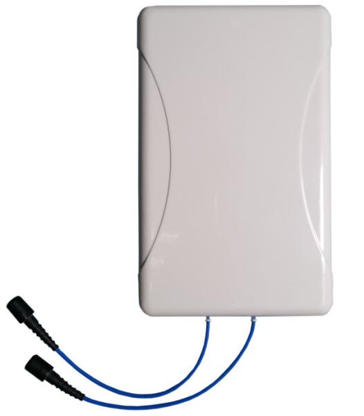 50ohm Impedance Rectangular Patch Antenna , 2×2 MIMO Panel Antenna N - Female