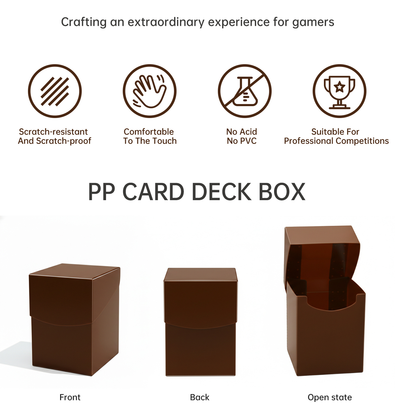 YuGiOh Custom Deck Box MTG TCG PokéMon Baseball Card Holder Box